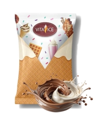 Сухая смесь VITA ICE Премиум КАПУЧИНО для молочных коктейлей и мягкого мороженого 1000 г
