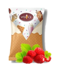 Сухая смесь VITA ICE Премиум ЗЕМЛЯНИКА для молочных коктейлей и мягкого мороженого 1000 г