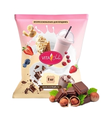 Сухая смесь VITA Shake Премиум ШОКОЛАДНО-ОРЕХОВАЯ для молочных коктейлей 1000 г