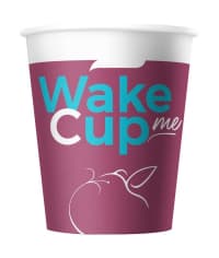 Бумажный стакан Wake Me Cup d=72 180мл