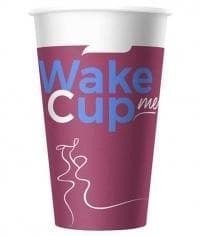 Бумажный стакан Wake Me Cup d=80 300 мл