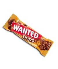 Шоколадный батончик ETi WANTED POPS Caramel 28 гр