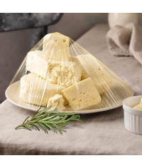 Пищевая полиэтиленовая пленка Десногор 450 мм × 200 м ЖЕЛТАЯ толщиной 6 мкм