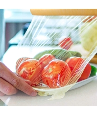 Пищевая полиэтиленовая пленка Десногор 300 мм × 250 м ЖЕЛТАЯ толщиной 6 мкм