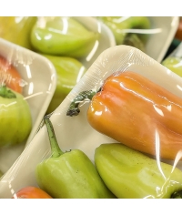 Пищевая полиэтиленовая пленка Десногор 450 мм × 200 м ЖЕЛТАЯ толщиной 6 мкм