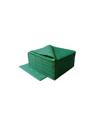 Салфетки бумажные однослойные 33*33см[400шт] тем.зелен.