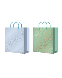 Пакет подарочный 32х45+10см из ламинированной бумаги Premium (XLP5006-5007) (х10/200) Китай
