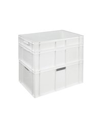 Контейнер для продуктов полипроп. 23,9л ,H=12,L=60,B=40см белый