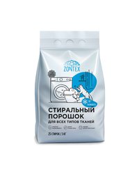 Порошок стиральный 3кг Zontex для всех типов тканей Снежность Vortex