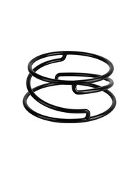 Подставка фуршетная пластик D=24,8/22,9,H=11,5см черный