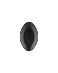Блюдо «Экинокс» овальное керамика ,H=40,L=350,B=223мм черный