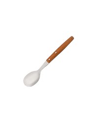 Ложка столовая сталь нерж.,дерево ,L=20,5см коричнев.,металлич.