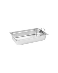Гастроемкость GN 1/1 с ручками сталь нерж. 10л ,H=10,L=53,B=32,5см металлич.