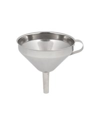 Воронка сталь нерж. D=13,H=14,5,L=14,5см металлич.