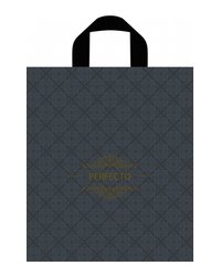 Пакет ПЭ с петлевой ручкой 31x35+3см (95) (Перфекто Грей) Тико (х25/300)