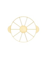 Делитель для торта на 10 кусков пластик D=270,H=25,L=330мм желт.