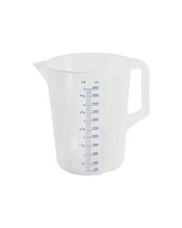 Стакан мерный с ручкой полипроп. 5л D=20,5,H=27см прозр.