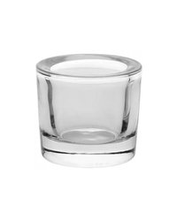 Подсвечник стекло D=65,H=60мм прозр.