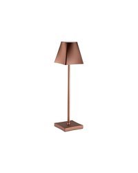 Лампа настольная «Этэре» LED алюмин. D=13,H=38см медный
