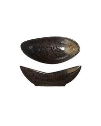 Соусник «Блэк Йору» керамика ,H=30,L=105,B=48мм черный