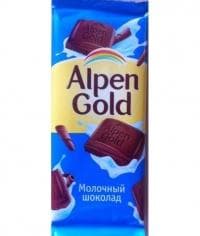 Шоколад Альпен Голд Молочный Alpen Gold 90гр