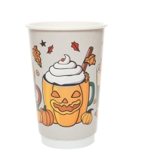 Стакан бумажный 2-слойный ТЫКВА d=90 450 мл