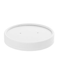 Крышка для круглого контейнера 100мм Round Bowl 300, 400, 500 мл цвет Белый OSQ