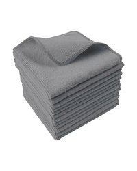 Салфетка из микрофибры 30х30см (Серая) (х50/250) Китай