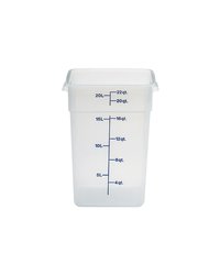 Контейнер для продуктов градуированный полипроп. 20,8л ,H=40,L=31,B=25,6см прозр.