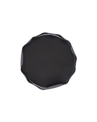 Тарелка «Вейв» с бортом фарфор D=180,H=12мм черный