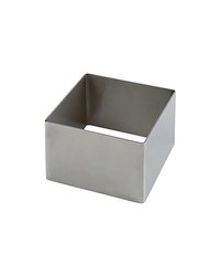 Форма конд.квадр. сталь нерж. ,H=45,L=80,B=80мм металлич.
