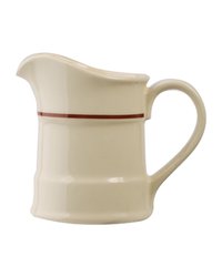 Молочник «Кларет» фарфор 150мл D=60,H=80,L=105мм бежев.,бордо