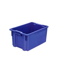Ящик для продуктов сплошной (от -18 до +50°C) полиэтилен 52л ,H=30,L=60,B=40см синий