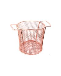 Корзинка для картофеля фри «Проотель» сталь нерж.,медь ,H=80,L=95,B=90мм