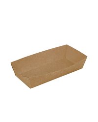 Лоток бумажный 165х70х40мм ECO HD цвет Крафт DoECO (х50/800)