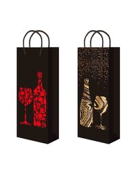 Пакет подарочный 12x36+10см ламинированный со шнуром, Premium (BC PRE 001-002) (х10/200) КИТАЙ