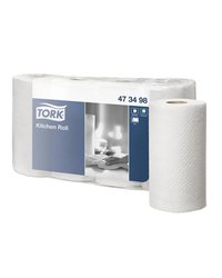 Полотенца бумажные Tork для кухни в рулоне, 2сл, 21х23см, дл.20,43м, 90лист/рул 4рул/спайке 5сп/кор