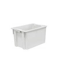 Ящик для продуктов сплошной (от -30 до +60°C) полиэтилен 63л ,H=35,L=60,B=40см белый
