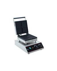 Вафельница CP-WFM02 сталь нерж.,алюм.литой ,H=25,L=29,B=44см 1,6Квт серебрист.,черный