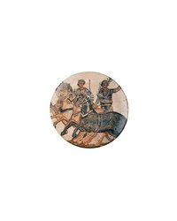 Тарелка «Месопотамия Османия» фарфор D=30см коричнев.
