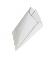 Пакет бумажный пищевой Белый 100×40×250 мм