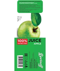 Barinoff 100% сок Яблоко осветленный 250 мл стекло