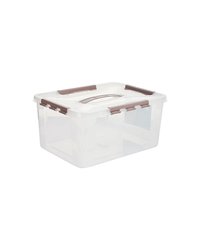 Контейнер для продуктов с крышкой полипроп. 15,3л ,H=18,L=39,B=29см прозр.