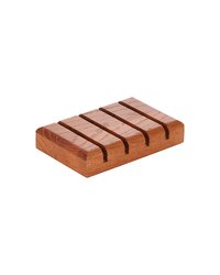 Подставка д/планшетов дуб,лак ,H=3,L=15,B=10см коричнев.