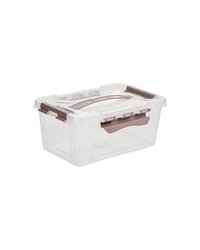 Контейнер для продуктов с крышкой полипроп. 4,2л ,H=12,4,L=29,B=19см прозр.