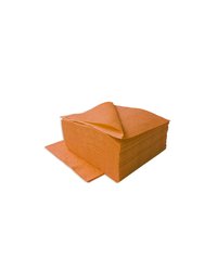 Салфетки бумажные однослойные 33*33см[400шт] оранжев.