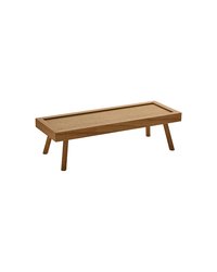 Подставка фуршетная для подачи на ножках дерево,орех ,H=8,L=36,B=13см