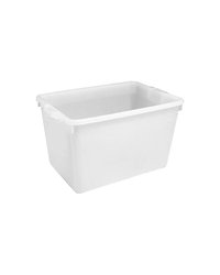 Контейнер для продуктов полиэтилен 40л ,H=30,L=50,B=34см белый