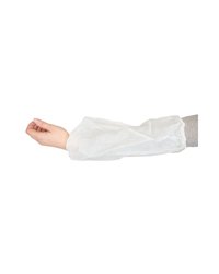 Нарукавники защитные 36см, белые, ПЭ, 100шт/упак