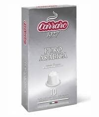 Кофе капсулы Carraro Pure Arabica Nespresso